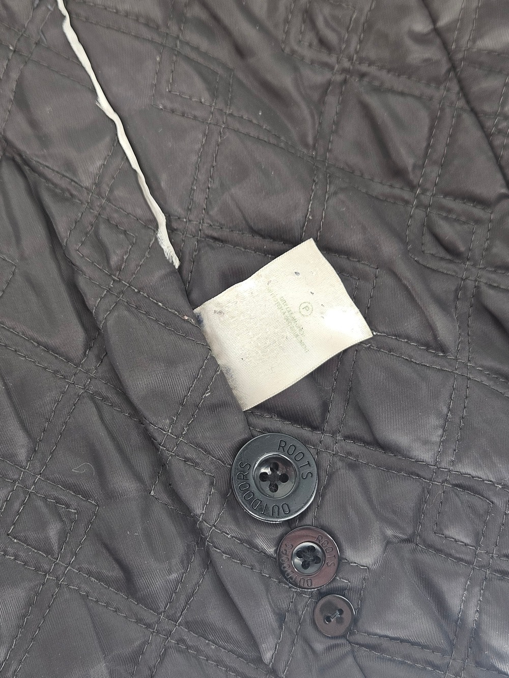 Roots Women's Grey Wool Blend Winter Coat Jacket Medium - Picture 6 of 13